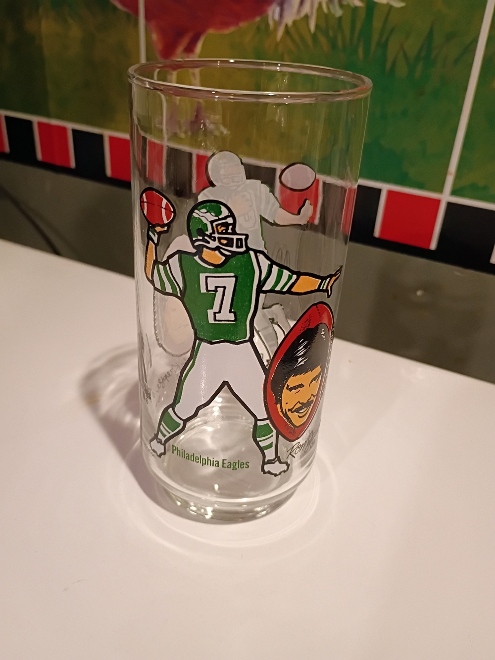 Philadelphia Eagles Team Glass - Vintage Style